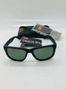 Ray-Ban Sonnenbrille RB4165F JUSTIN 601/71 - Schwarz - Grün - Bild 1 von 4