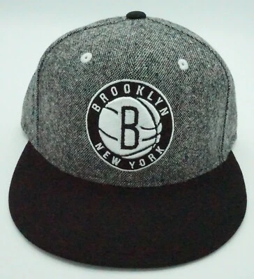 NBA Brooklyn Nets Adidas Adult Structured Adjustable Fit Cap Hat Beanie NEW! - Image 1 of 3