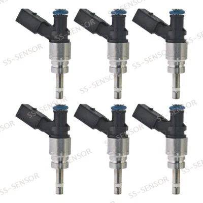 6x Inyectores de combustible nuevos 06E906036E para Audi A6 A4 A5 Quattro Q5 2009-2012 3,2 L V6 Foto 1 de 4