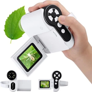 Microscope for Kids, 1000X Handheld Kids Microscope with 6 Adjustable LED Light - Picture 1 of 7