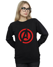 Marvel Women's Avenegers Assemble Solid A Logo Sweatshirt