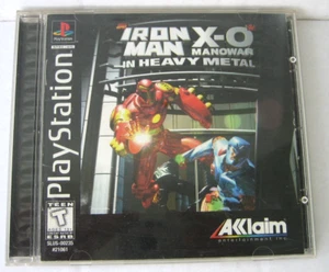 Iron Man XO Manowar in Heavy Metal PS1 PlayStation 1 Complete CIB + Reg Card - Picture 1 of 3