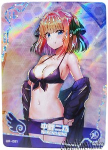 Quintessential Card Nino Nakano Card Anime Waifu Manga Girl UR-081