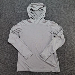 Kuhl Shirt Men Medium Gray Engineered Hoody Pullover Wicking Outdoors Sports UPF - Picture 1 of 11