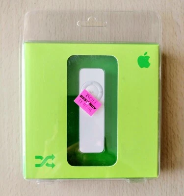 New Sealed Blister Pack Apple iPod Shuffle 1st Generation White (1GB) MA134LL/A - Image 1 of 4