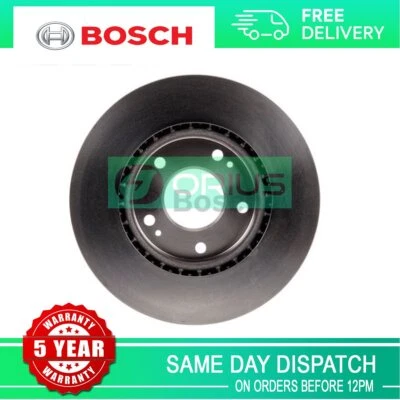Fits Hyundai i30 Kia Cee'D Pro + Other Models Bosch Front Brake Disc #2 - Image 1 of 4