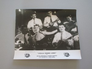 MELINA MERCOURI ""STELLA, FREE WOMAN"" MICHAEL CACOYANNIS LOBBY CARD LB5*