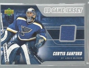 2006-07 Upper Deck Game Jerseys #JCS Curtis Sanford (ref37878)