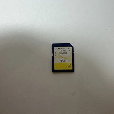 OEM Genuine Dane-Elec 4GB SD Memory Card SD-K04G - Made in Japan - Image 1 of 2