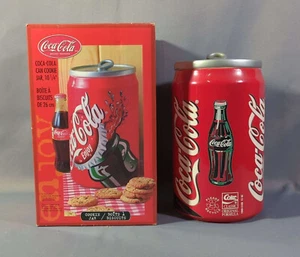 2001 Ceramic Coca-Cola Gibson COKE CAN COOKIE JAR 11" H - Picture 1 of 2