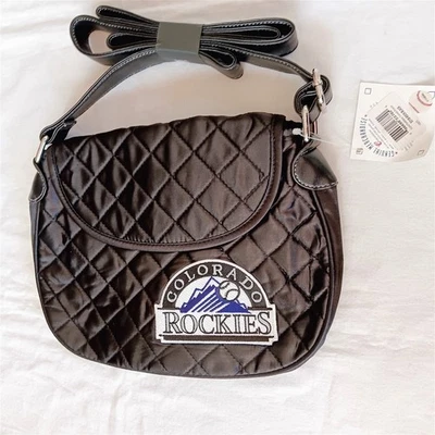 Colorado Rockies Cartera Acolchada Bolso de Sillín MLB Correa Ajustable Little Earth Nuevo Foto 1 de 4
