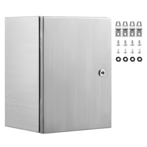 50x40x20cm Schaltschrank Edelstahl-Elektrogehäuse IP66 Wandmontagebox - Bild 1 von 12