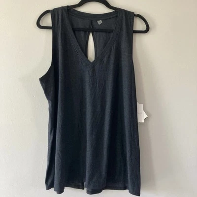 Camiseta sin mangas Beyond Yoga Featherweight All About It espalda dividida - Talla grande 1X - Nueva con etiquetas Foto 1 de 4