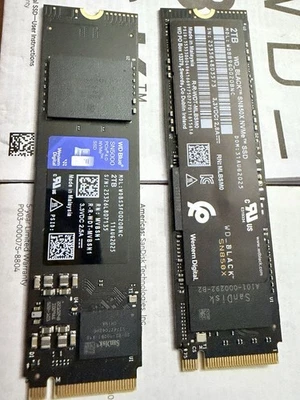 New - WD_BLACK 2TB SSD SN850X NVMe And WD Blue 2TB SSD SN500 NVMe - No Box - Image 1 of 4