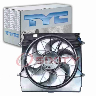 Conjunto de ventilador condensador y radiador doble TYC para Jeep Liberty 2004-2007 2,4 L fg Foto 1 de 4