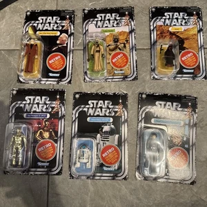 Star Wars Retro Collection A New Hope 6 Figure Multipack Wave 2 New - Picture 1 of 2
