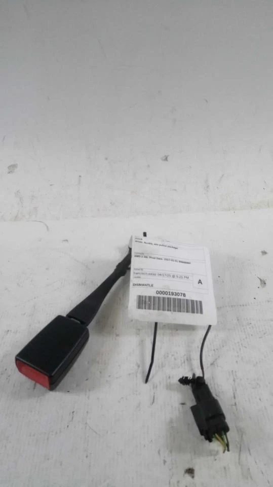 Seat Belt Front Driver Buckle Without Police Package Fits 16-19 EXPLORER 437280 - Image 1 of 2