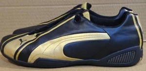 Puma Drift Cat Y2K Vintage Black/gold Rare Shoes Mens Size 8 Excellent Condition - Picture 1 of 12