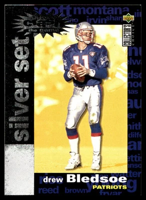1995 Collector's Choice You Crash the Game Silver Set Exchange Drew Bledsoe New - Image 1 of 2