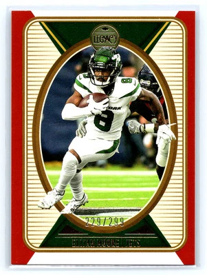 2022 Panini Legacy #76 Elijah Moore /299 Red Football  New York Jets - Image 1 of 2