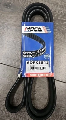 Cinturón serpentino EPDM 6DPK1841 para 99-09 Volvo S40 S60 V70 S80 XC70 2,4 L 2,5 L L5 Foto 1 de 2