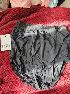 Vintage Olga Black Panties With Bow Style 873 Size 6 - Picture 1 of 6