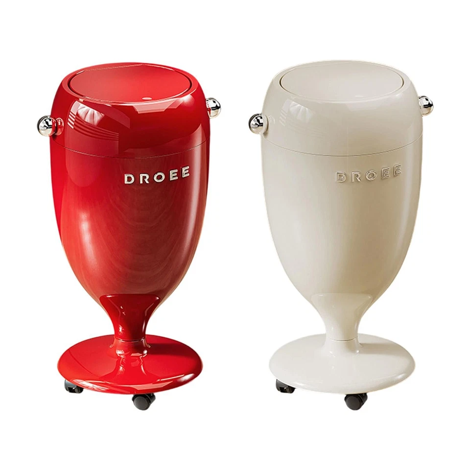 Trash Can, Universal Wheeled Garbage Can with Cover, Garbage Can, Trash Can, - Image 1 of 1