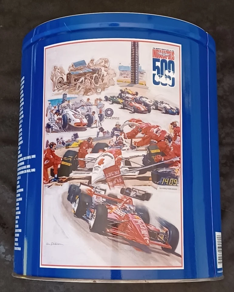 Indianapolis 500 1994 - RARE Popcorn Tin Garbage Can - Image 1 of 4