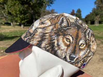 Gorra ciclismo WOLF PACK hecha a mano en USA Foto 1 de 4