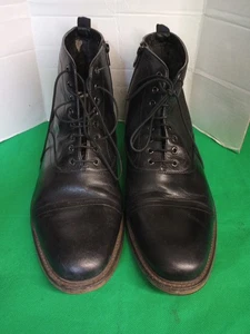 Steve Madden Men's Black Ketonic Lace Up Chukka Ankle Boots - Size 17 - Picture 1 of 11