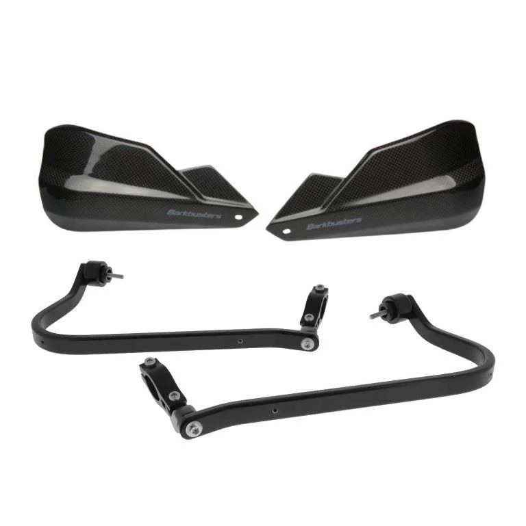 Guardamanos de fibra de carbono Barkbuster montaje en dos puntos Yamaha MT-07 2025 Foto 1 de 4