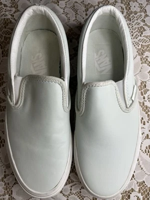 Vans Verde Como Nuevo Clásico Slip Ons Unisex 6-Mujer 4.5-Hombre’s Foto 1 de 4