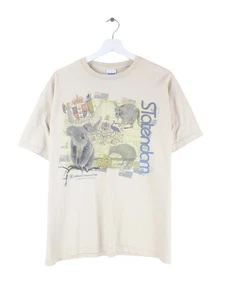 Gildan Outback Print Camiseta Beige L Hombre - Imagen 1 de 4