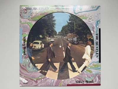 THE BEATLES Abbey Road CAPITOL EMI ORIGINAL 1978 USA PICTURE DISC LP SEAX-11900 - Image 1 of 4