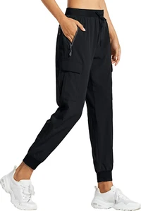 Women'S Cargo Joggers Lightweight Quick Dry Hiking Pants Athletic Lounge Casual - Picture 1 of 12