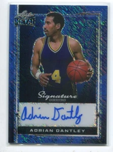 2024 Leaf Metal Signature Series Shimmer Blue AUTOGRAPH Adrian Dantley 1/1 - Picture 1 of 2