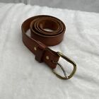 Brown Tory English Bridle Leather Belt 1188 Size 42