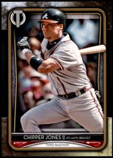 Chipper Jones 2020 Topps Tribute 5x7 Gold #13 9/10 Braves
