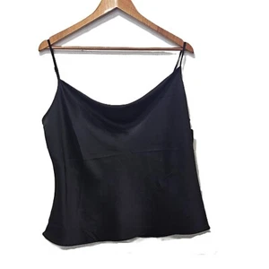 Express Satin Cowl Neck Rhinestone Chain Camisole - Picture 1 of 4