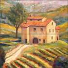 Vineyard Tile Backsplash Margosian Tuscan Art Ceramic Mural JM115