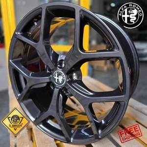 Veloce KIT 4 Cerchi In Lega 8+9 x 19" Originali Alfa Romeo Giulia Quadrifoglio Q - Imagen 1 de 14