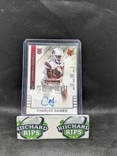 2015 Contenders Draft Picks Charles Gaines Season Ticket Auto