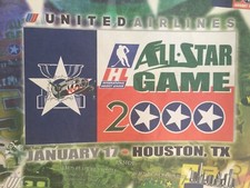 2000 IHL ALL-STAR GAME HOUSTON AEROS OFFICIAL MAGAZINE THE AVIATOR