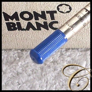Montblanc Kugelschreiber Mine Adapter Stecker blau Vintage Verlängerung für Riesenmine - Bild 1 von 3