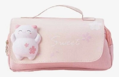 Lindo Estuche para Lápices de Descompresión Bolsa de Almacenamiento de Gran Capacidad Maestro Oso Foto 1 de 4