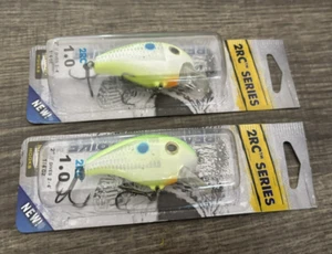2 Reaction Strike 2RC Series 1.0 Crankbait Lures Citrus Shad #1b - Picture 1 of 3