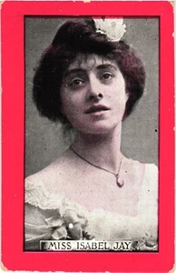 Stage Actress MISS ISABEL JAY Singer Prize Crop Cigarette Card Antique - Picture 1 of 2