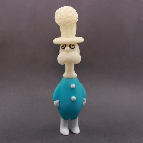 SOLLA SOLLEW 5" Figure - Dr Seuss Character - Top Hat and Mustache Cover