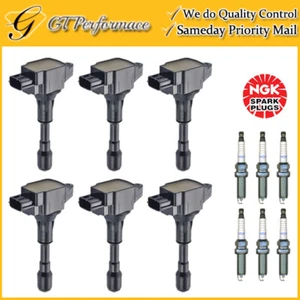 Quality Ignition Coil & NGK Spark Plug 6PCS for Infiniti EX37 FX37 G37 M37 Q50 - Picture 1 of 8