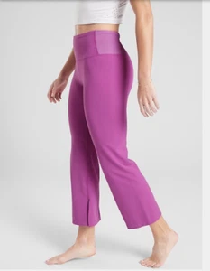 Athleta Barre Kickflare Hose Größe 2XS lila kurz ausgestellt Leggings neu mit Etikett $ 79 - Bild 1 von 13